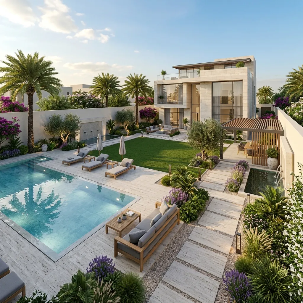 تصميم حدائق منزلية الرياض